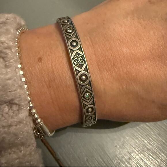 Alex & Ani Strength Motivation Knowledge Cuff Bracelet - Picture 4 of 10